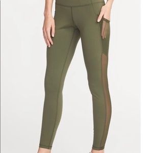 Old navy olive green active leggings